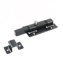 Задвижка дверная Секрет ЗД-06, квадратный ригель, серебро Секрет 10368