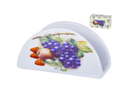 Салфетница фарфоровая Виноград 130х60х65мм, в п/у Guterwahl 102-05049