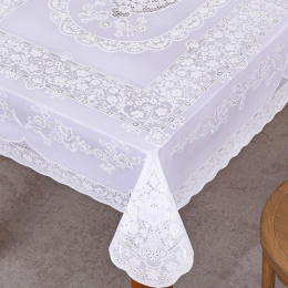 Клеенка - скатерть ажурная Lace 120х150см 10шт. в рулоне Grace LP-0907UP(1)
