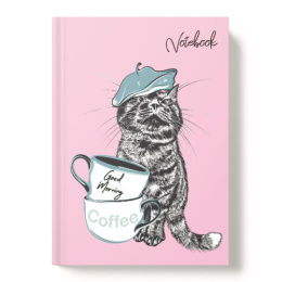 Книжка записная А5 128 листов Доброе утро, книжный переплет 13422