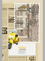 Блокнот А6  32 листа Заметки, скоба С0100-266