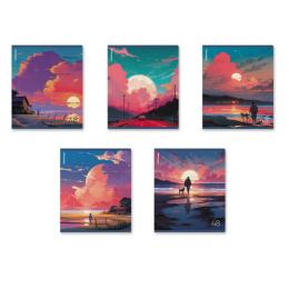 Тетрадь  48 листов ErichKrause Бирюзовые миры mix-pack 60603