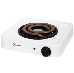 Плита электрическая настольная 1 конфорка, спираль, белый Злата 114Т
