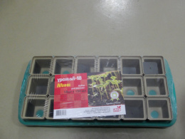 Набор для рассады пластиковый 18шт. 460х230х65мм, объем горшка - 150мл, Урожай мини Россия Агропласт Б00184