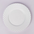 Тарелка стеклокерамическая мелкая 250мм White Pars Opal PO-250P