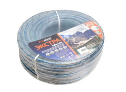 Шланг поливочный ПВХ армированный Экстра 1/2" (12,5мм) 50м, 110 грамм, 3-х слойный, прозрачный ForPlast