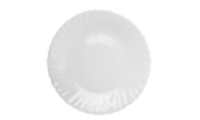 Тарелка стеклокерамическая мелкая 190мм Белье Фокус 100б-твч7,5