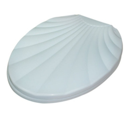 Сиденье для унитаза пластиковое Ракушка, белый Океан 104-403-00-01