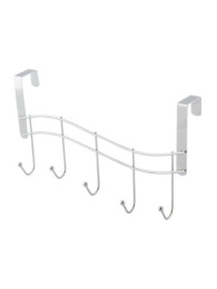 Вешалка накидная на дверь металлическая 5 крючков 38х22х10,5см W4248-1 Рыжий кот 311854