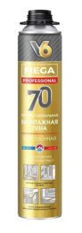 Пена пистолетная "V6" MEGA 70 проф всесезонная 900г. 01-01-57