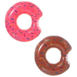 Круг для плавания надувной детский  85см Пончик, в ассортименте, 14+ Ecos 993175