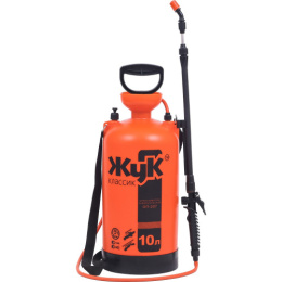 Опрыскиватель помповый пластиковый 10л с телескопической ручкой, Классик Жук ОП-207/0451-00