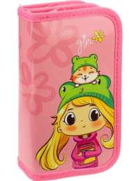 Пенал двухкамерный Милая девочка, большой ПН-1738