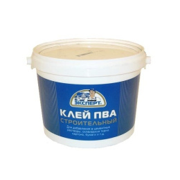 Клей ПВА строительный 0,9кг -30С° Эксперт