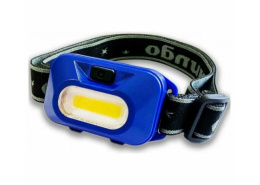 Фонарь налобный на батарейках светодиодный  3СОВ (АААх3) Облик 2035 - 3 COB БЛ-1