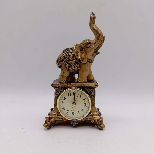 Часы настольные декоративные Слон Радужный Дом РД16696