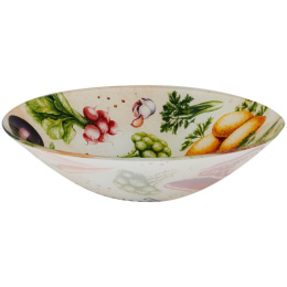 Набор салатников стеклянных 3шт. круглые (180мм/600мл, 200мм/800мл, 220мм/1,2л) Veggies, в п/у Appetite ST-07-VG