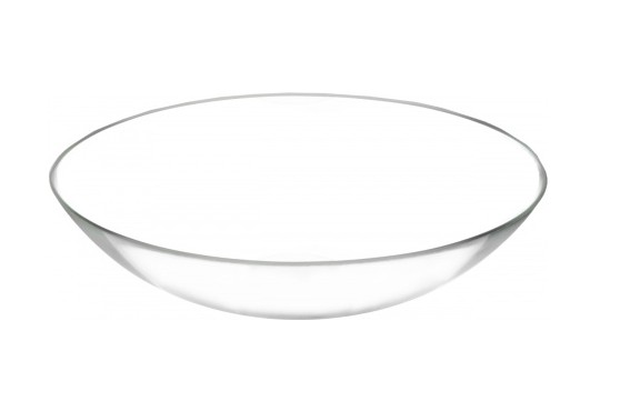 Тарелка стеклянная Симпатия глубокая 208мм ОСЗ 16с1887