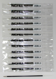 Стержень шариковый на масляной основе 142мм, 0,5мм MC Gold Option, синий RF-02