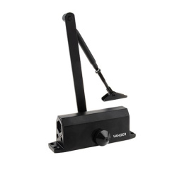 Доводчик дверной Vanger DC-65-BL со складным рычагом, до 65кг, от -40 до +60 C°, черный Vanger 42247