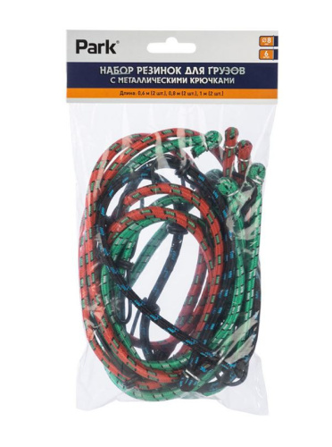 Резинки багажные набор 6шт. Park 105112