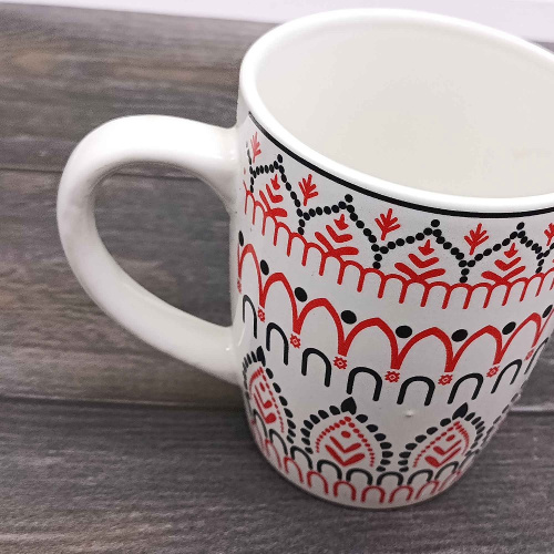 Кружка керамическая 380мл Узор Радужный Дом РД84496