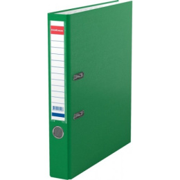 Папка-регистратор 50мм PVC ErichKrause Granite, зеленый 43514