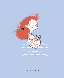 Тетрадь  48 листов Русалка с характером С2240-214