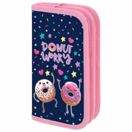 Пенал двухкамерный Пифагор Comic Donuts 273482