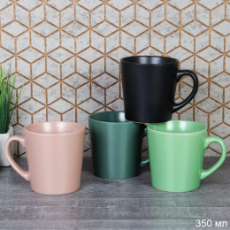 Кружка керамическая 350мл Перламутр, в ассортименте А-102/737408