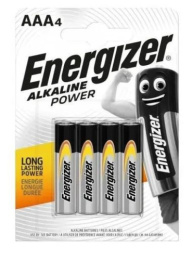 Батарейка Energizer алкалиновая Power LR03 ( 4шт. на блистере)