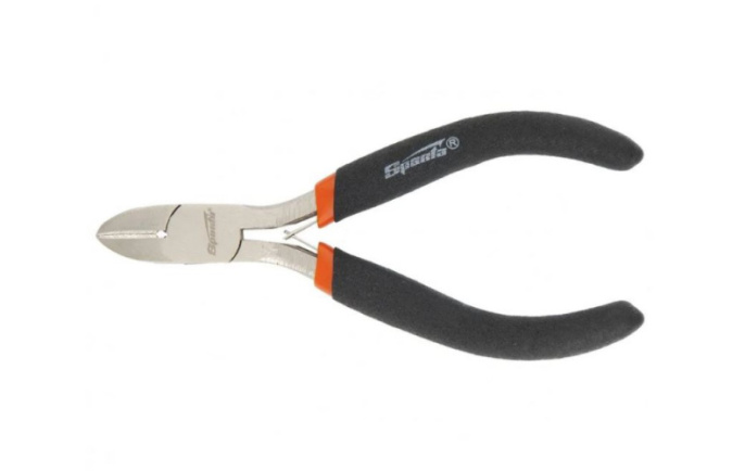 Бокорезы 130мм обрезиненные (двухкомпонентные) ручки, никелированные, Мини Sparta 17824