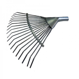 Грабли веерные пластинчатые 18 зубьев оцинкованные без черенка