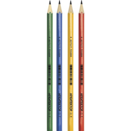 Карандаш чернографитный Devente Архитектор H 2мм, шестигранный, ассорти 5032706