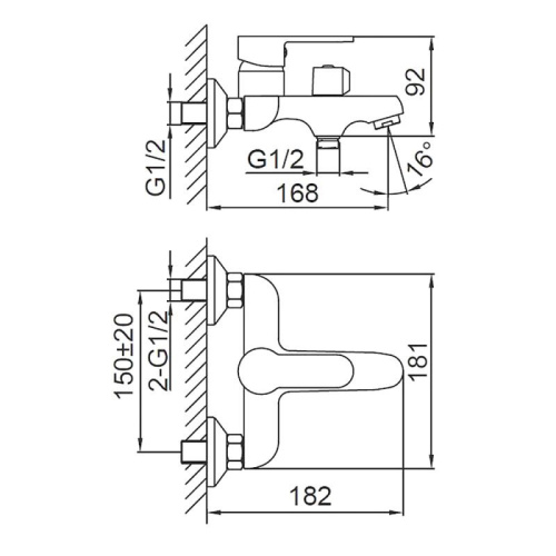 Смеситель для ванны Frud R157 R32157 Frud 42914