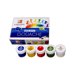 Гуашь 12 цветов Луч Классика, по 20мл 19С 1277-08