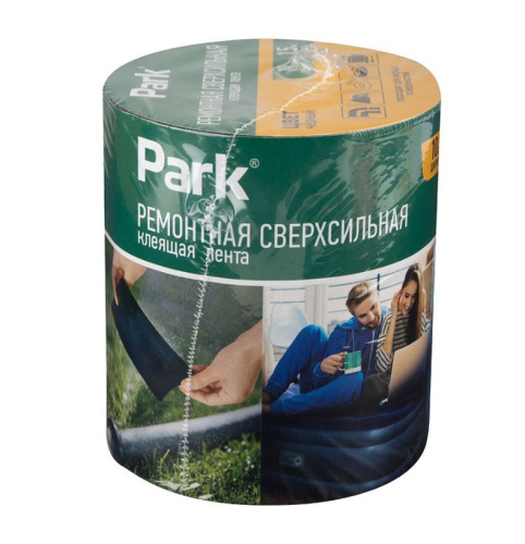 Лента для ремонта клейкая сверхсильная 10х150см, черная Park 106798