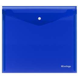 Папка с кнопкой А5+ 0.20 Berlingo No Secret, синяя EFB_05002
