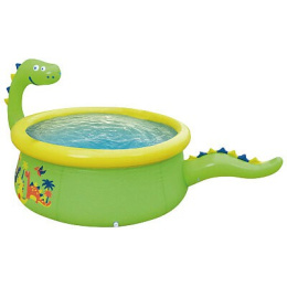 Бассейн надувной круглый 1143л 175х62см 3D Динозавр со спреем, заплатка для ремонта, 3+ Sunclub 17786/104247
