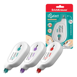 Корректирующая лента 5мм х  8м ErichKrause Uselect, с поворотным механизмом 53201