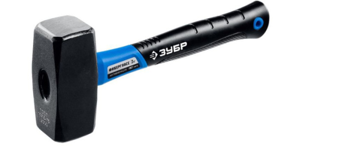 Кувалда 2кг фиберглассовая ручка, кованая, Профессионал Зубр 2010-20