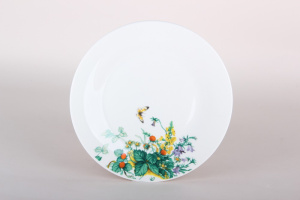 Тарелка фарфоровая мелкая 200мм Strawberry Коралл BX2401-8FP