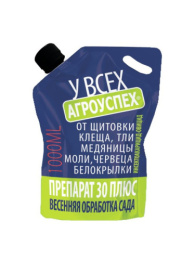 Препарат 30 Плюс Био 1л для весенней обработки сада от зимующих вредителей, дой-пак TUT Bio