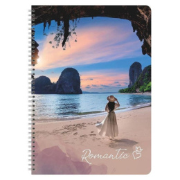 Тетрадь  80 листов А4 Lamark Romantic №1, гребень 128/00135054  CB0106-01