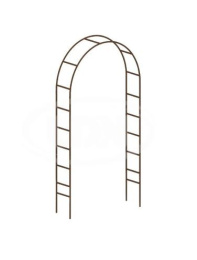 Арка садовая металлическая суперразборная 220х127х19,5см Простая узкая LDN