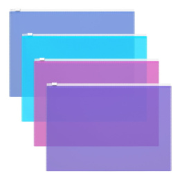 Папка-карман на молнии А4 ErichKrause Zip Fizzy Vivid 47069
