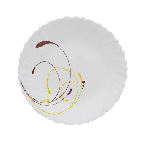 Тарелка стеклокерамическая мелкая 190мм Модена Lavenir LXP-75 7081