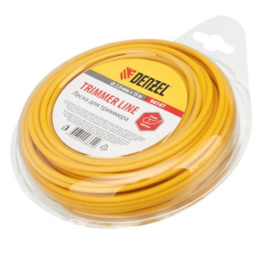 Леска для триммера круглая 2,4мм, 15м, на блистере Denzel 96147