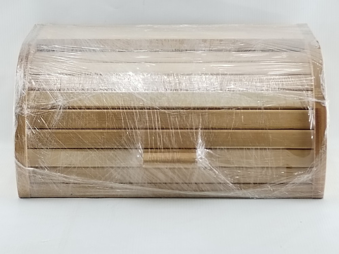 Хлебница деревянная береза 39,5х24х18см большая Мирхозторг 9003