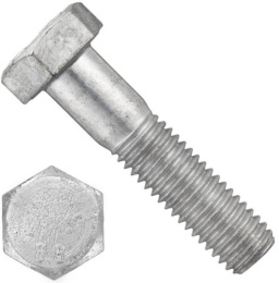 Болт с ш/г с непол.рез.  6х65 DIN 931 оц. кл.пр. 10.9 931-665109ц